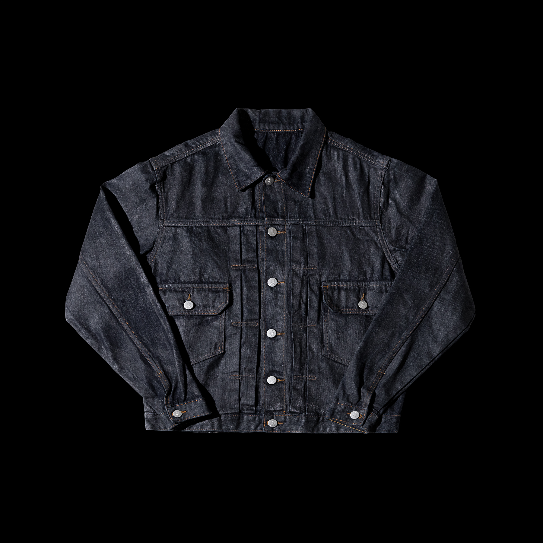 SEVEN RAW DENIM JACKET "NAVY BLUE"
