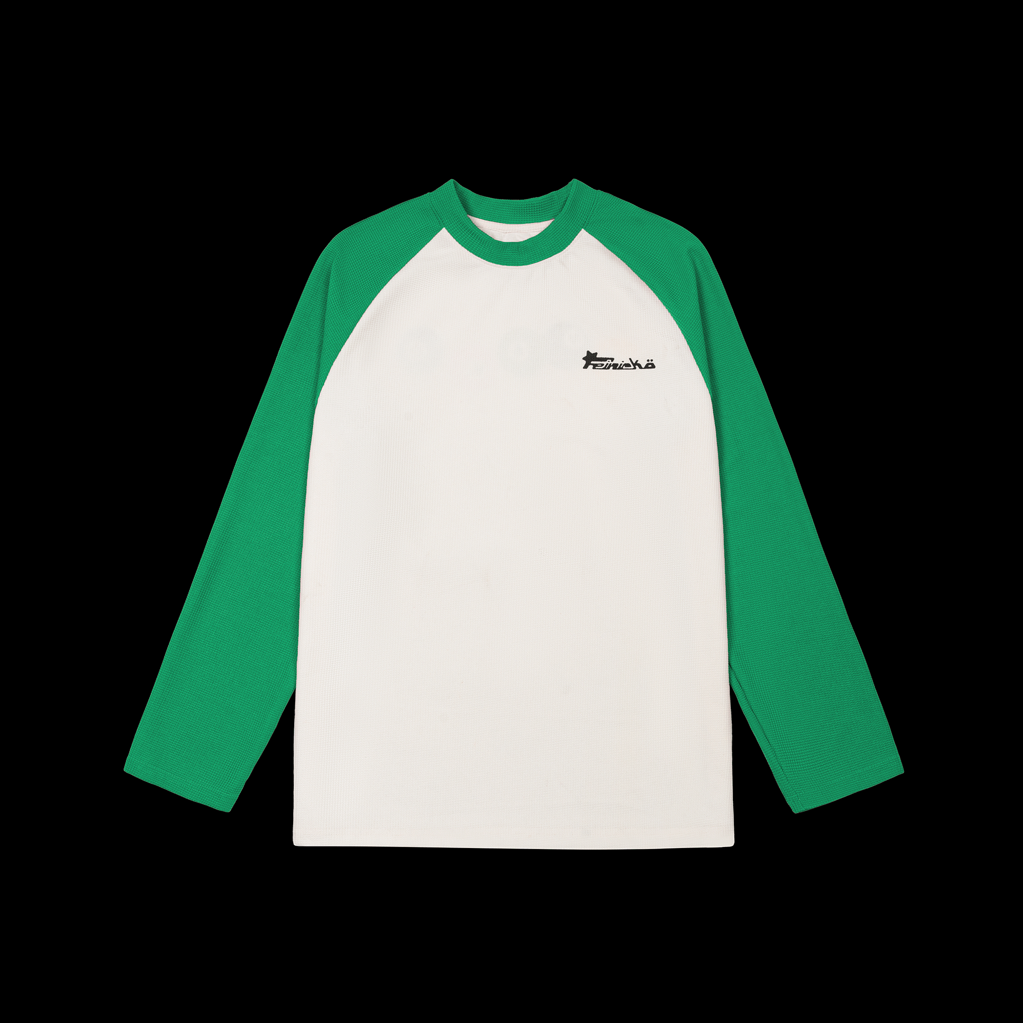 BALLINE RAGLAN THERMAL “WASHED GREEN"