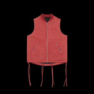 GEM ROW VEST "WASHED RED"
