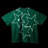 STAR BOXY T-SHIRT "DARK GREEN"