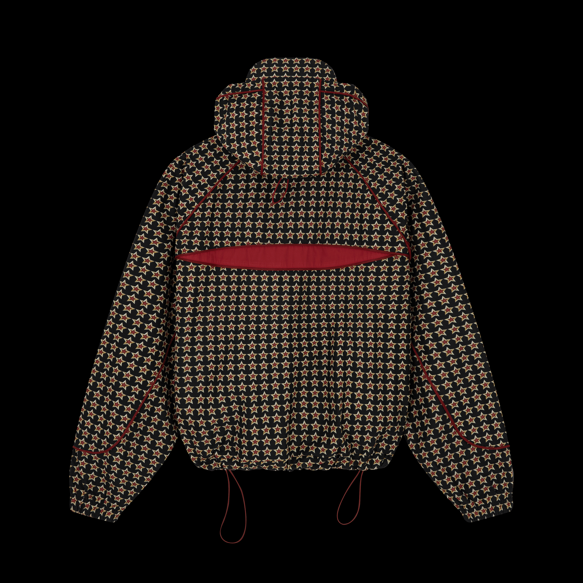 CRIMSON SHIFT JACKET - BACK