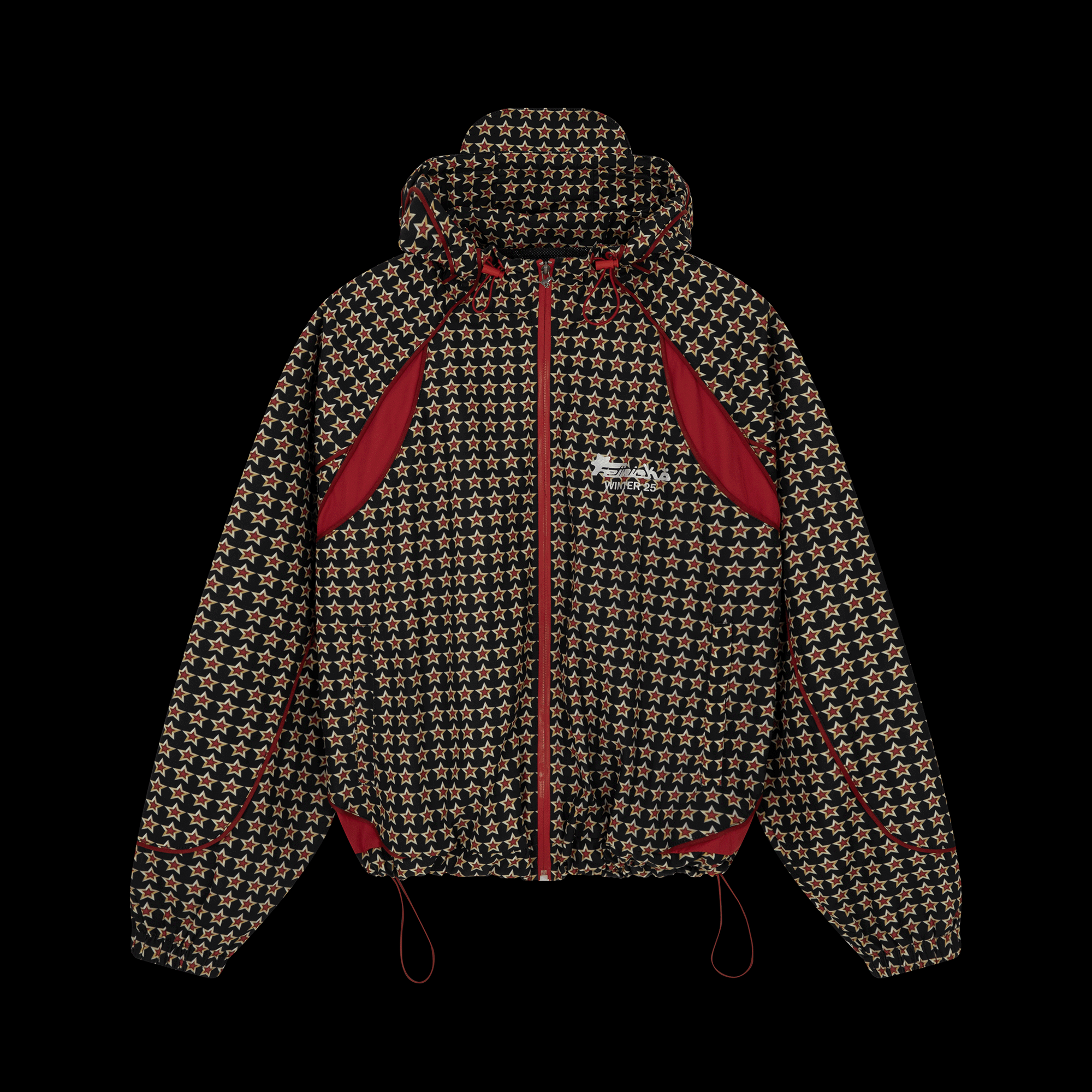 CRIMSON SHIFT JACKET - FRONT