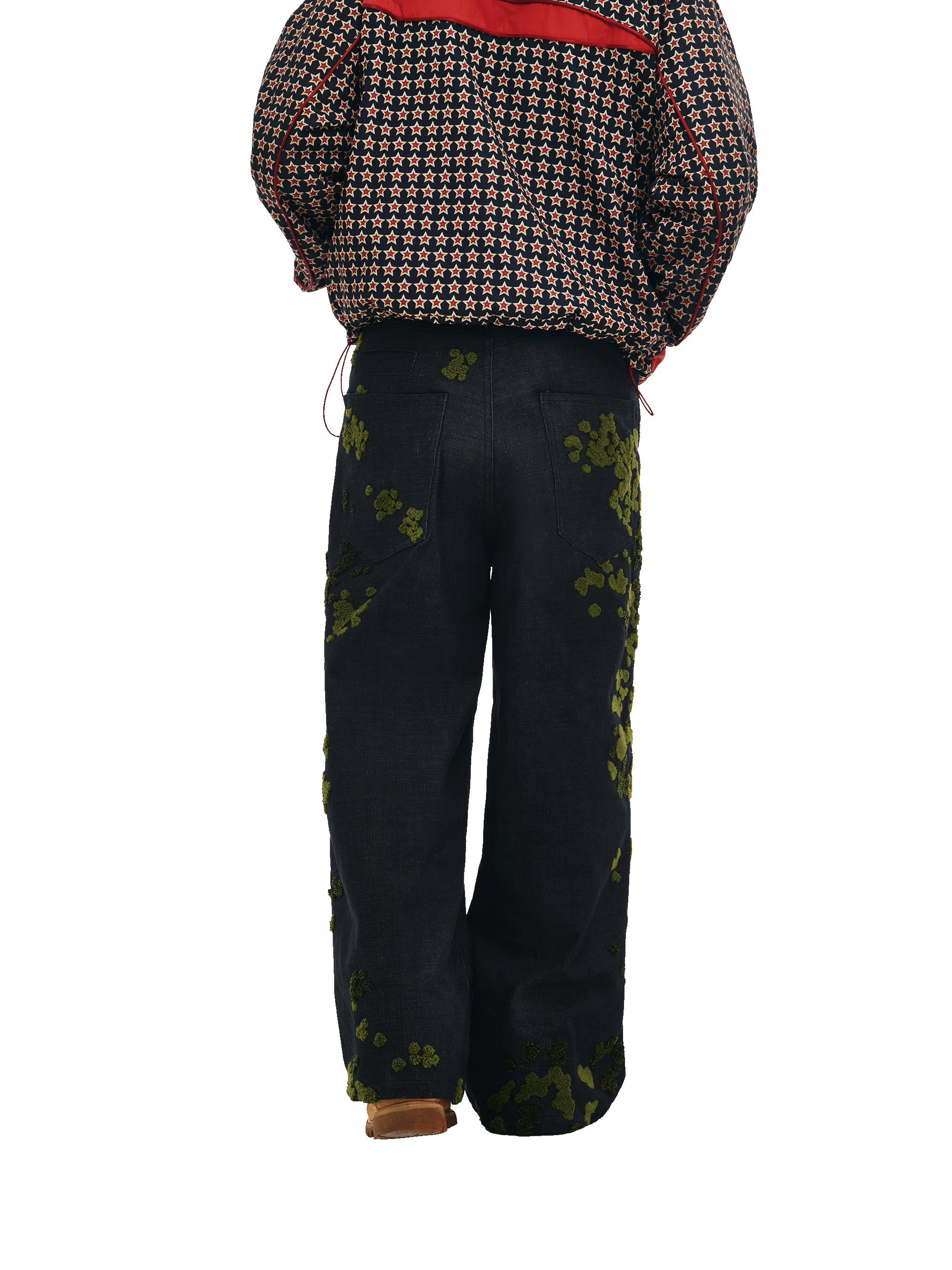 FALLEN MOSS DENIM PANTS - 22