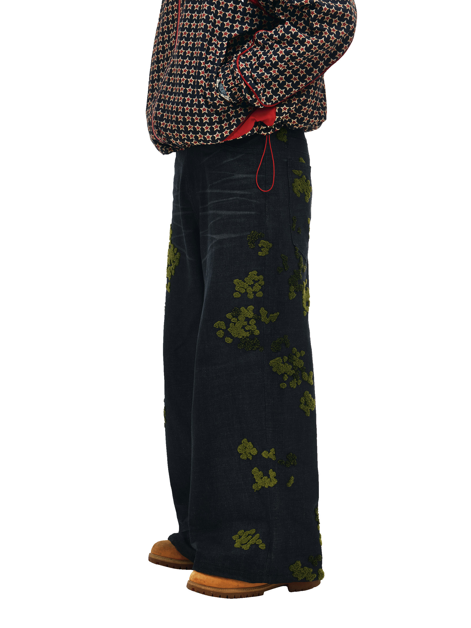 FALLEN MOSS DENIM PANTS - 33