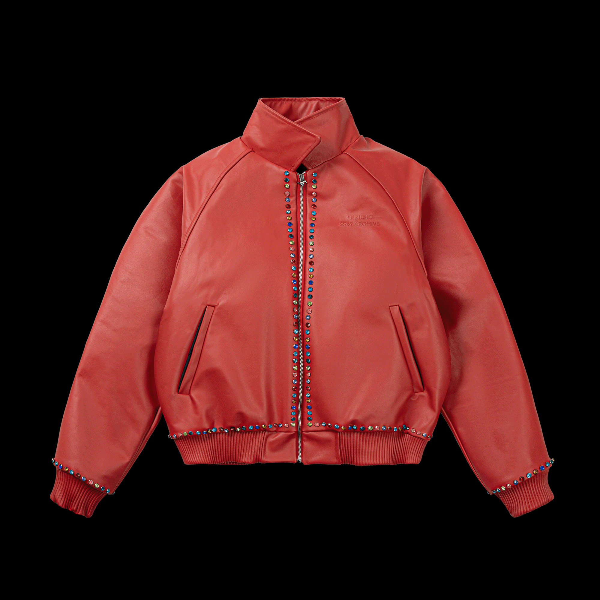 GEMÉ LEATHER JACKET "RED"