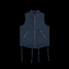GEM ROW VEST "WASHED NAVY"