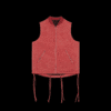 GEM ROW VEST "WASHED RED"
