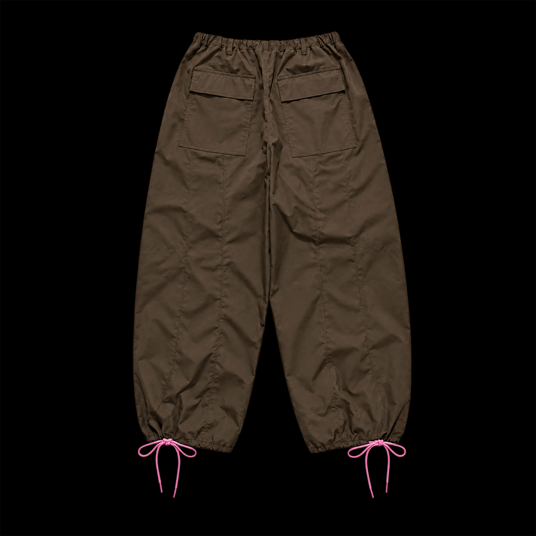 FRAGMENT NYLON PANTS - CHOCOLATE 2