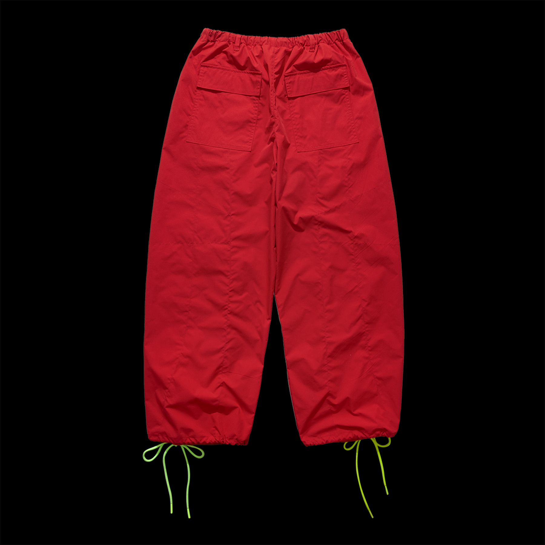 FRAGMENT NYLON PANTS - RED 2
