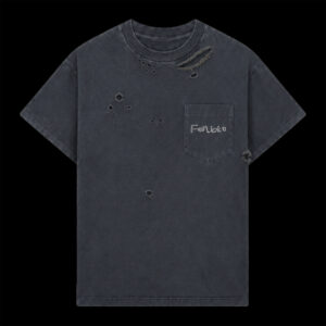 TENRYU POCKET TEE "WASHED BLACK"