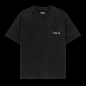 TENRYU POCKET TEE "WASHED BLACK"