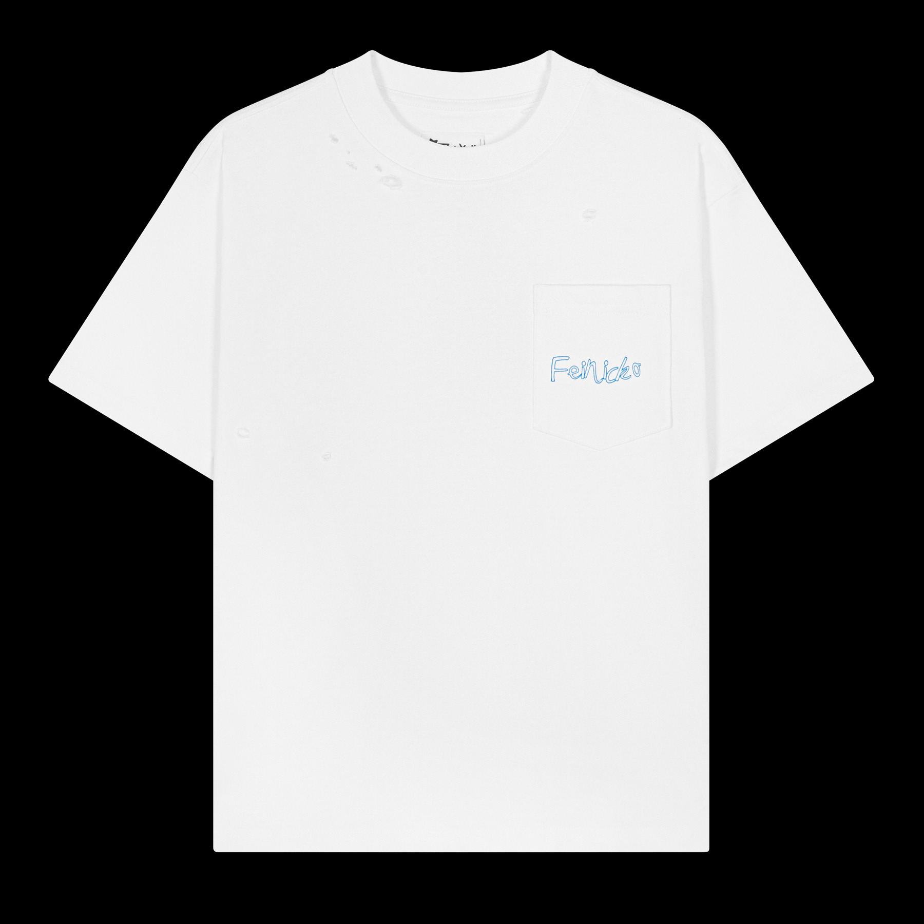 TENRYU POCKET TEE "WHITE"